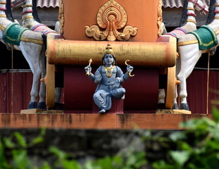 Sticker - Beautiful statue at a Hindu temple