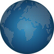 Erdball, Globe, Punkte, world map globe, Logo