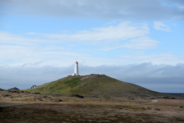 Leuchtturm Reykjanesviti, Island