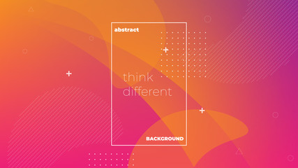 Wall Mural - abstract modern graphic element. dynamical colored forms and waves. gradient abstract banner with fl