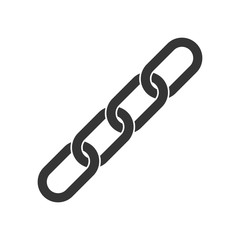 Poster - Vector Chain icon.