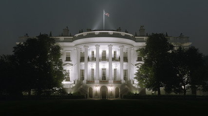 Fototapete - White House Night