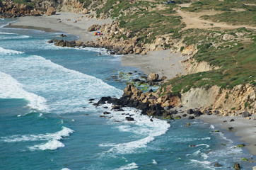 Wall Mural - Beaches and cliffs in the peninsula of Sinis, Sardinia, Italy