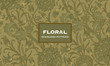 trendy color floral seamless pattern