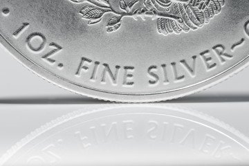 Wall Mural - 1 OZ FINE SILVER: Anlage-Silber / Silber-Unze