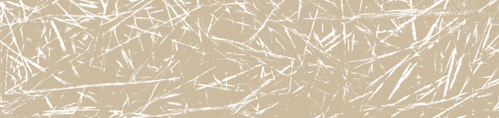 Organic natural pattern.  Surface with scratched on gold background. Grass vector texture.