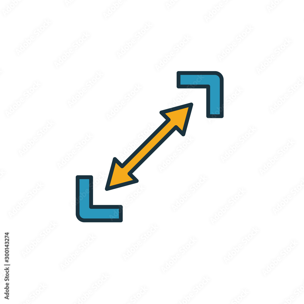 Scalability icon. Simple element from startup icons collection ...