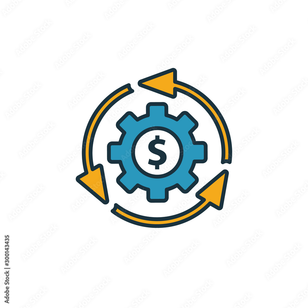 Business Model icon. Simple element from startup icons collection ...