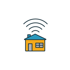 Wall Mural - home wifi icon. simple element from icons collection. creative home wifi icon ui, ux, apps, software