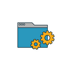 Wall Mural - development icon. simple element from web development icons collection. creative development icon ui