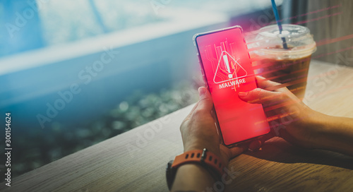 Fotografía Malware,cyber crime and Personal Data Protection Act concept