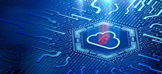 Cloud computing and protection network security concept.cloud protection Cyber Security Privacy business Internet technology,protect of digital crime by an anonymous hacker.