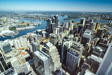 Wall Mural - Sydney aerial skyline view