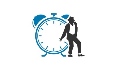 Wall Mural - Dancing time vector icon