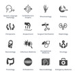 Medical Services & Specialties Icons Set 4 - Blue Series