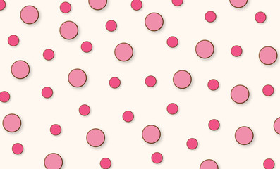 Wall Mural - festival pattern abstract kawaii pattern circle background. soft gradient pastel. concept for weddin