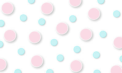 Wall Mural - festival pattern abstract kawaii pattern circle background. soft gradient pastel. concept for weddin
