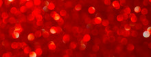 Holiday Bokeh Red Lights Background
