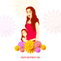 Poster - Happy Mother's Day celebration background.