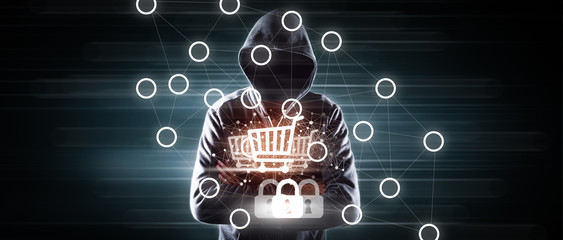 hacker attacks an online store.