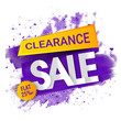Clearance Sale Banner.