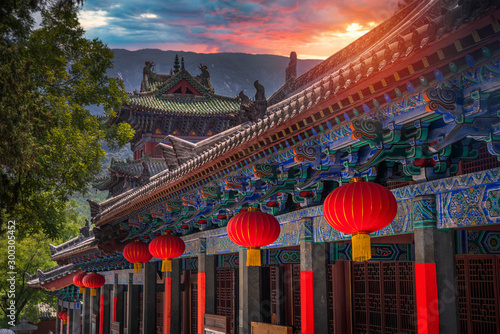 Shaolin is a Buddhist monastery in central China. Wallpaper Mural
