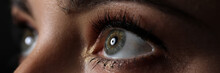 Amazing Female Green And Grey Coloured Eye
