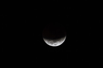Wall Mural - Total Lunar Eclipse of July 2018. The longest full eclipse of this century.  Imaged from Papar, MY