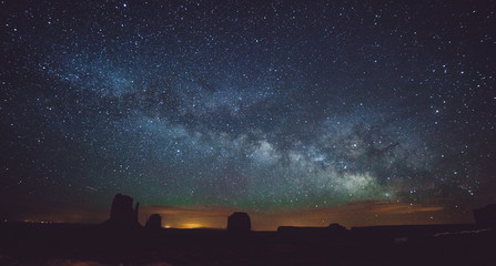 Monument Valley at night , Arizona