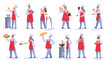 © inspiring.team - Collection of people in apron making tasty dish