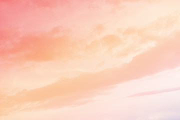 Wall Mural - cloud background with a pastel colour