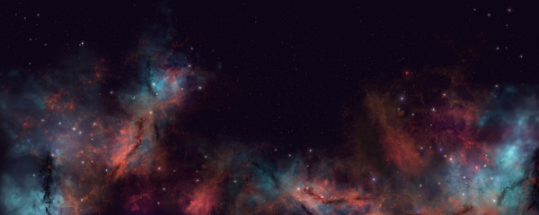 Wall Mural - deep space star field