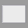 © Ananieva - Realistic notebook or notepad with binder. Memo note pad or diary paper page templates. Vector illustration