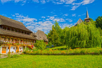 Wall Mural - Orthodox monastery of Barsana landscape