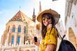 © Spectral-Design - A young woman enjoying her trip to the Castle of Budapest