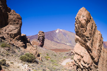 Wall Mural - Volcanic view on Tenerife island, Spain