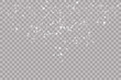 © denzelll - Realistic falling snowflakes. Isolated on transparent background. Vector illustration