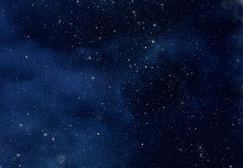 starry sky with stars