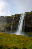 Fototapeta Tęcza - Iceland waterfall