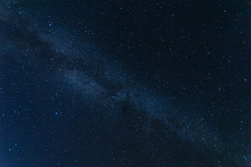 Wall Mural - beautiful colors of milky way on night sky