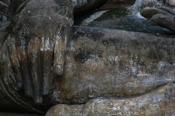 Hand of Buddha statue