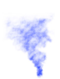 Fototapeta Tęcza - Blue smoke brush. Blue smoke texture. Smoke background