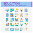 © itim2101 - Education  Icons Set. UI Pixel Perfect Well-crafted Vector Thin Line Icons. The illustrations are a vector.