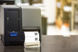 © chawannoot - Barcode label printer. Printing Barcode