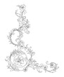 © Elen  Lane - Elements In baroque, rococo, victorian renaissance style. Trendy floral vintage pattern. Vector illustration