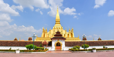 Pha That Luang  is a must-see Laos attraction which locates in its capital, Vientiane.