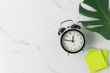 alarm clock on a white background