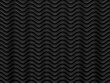 Dark black wave texture. Seamless background. 3D interior wall panel pattern. Illustration