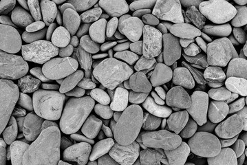  smooth stones texture background. Atlantic pebbles.
