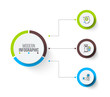 © abert84 - Creative concept for infographic. Business data visualization. Abstract elements diagram with 3 steps, options, parts or processes. Vector business template for presentation.